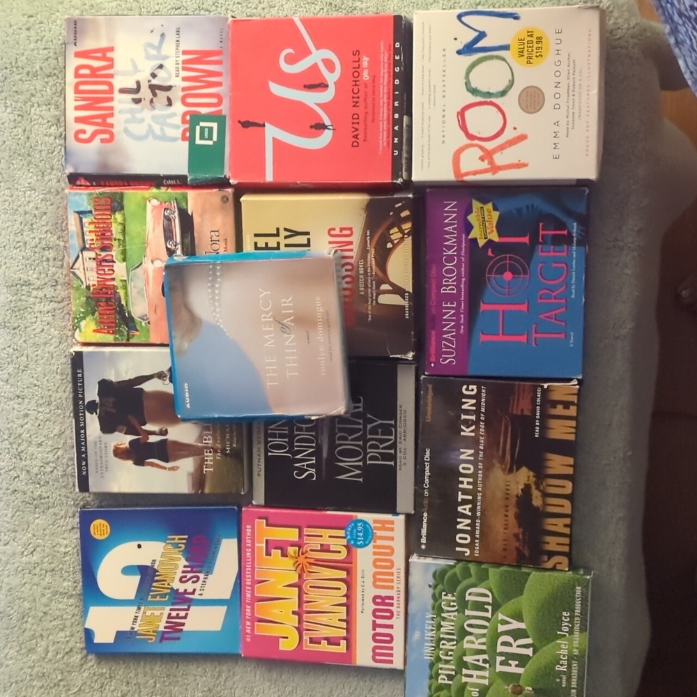 Audio Book Bundle Variety Lot 5lbs
